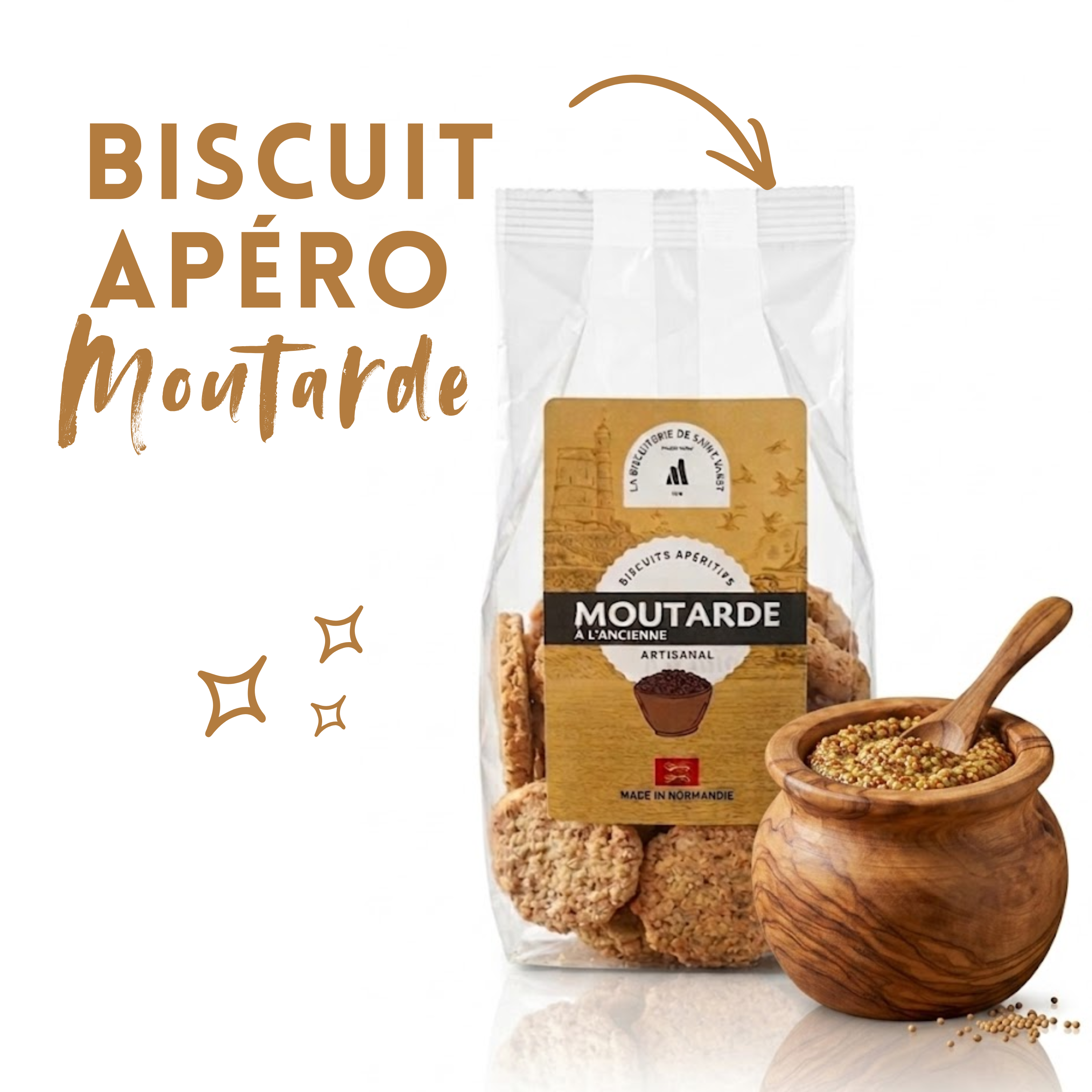 SABLÉS MOUTARDE A L'ANCIENNE